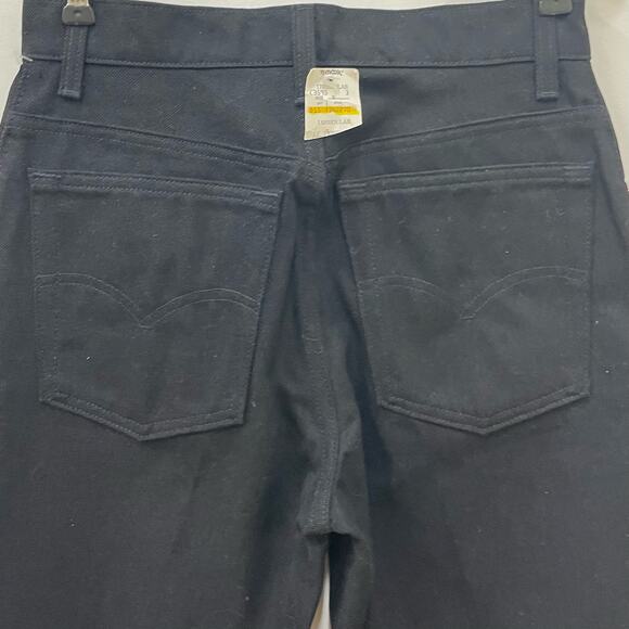 Vintage 90s Levi's 550 Women's Black Relaxed Fit Tapered Leg Jeans Size 28" NWOT - Picture 6 of 7
